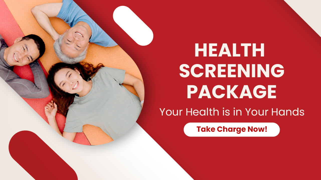 Early steps for proactive health. visit us at Health Screening Centre for Health Screening Packages.